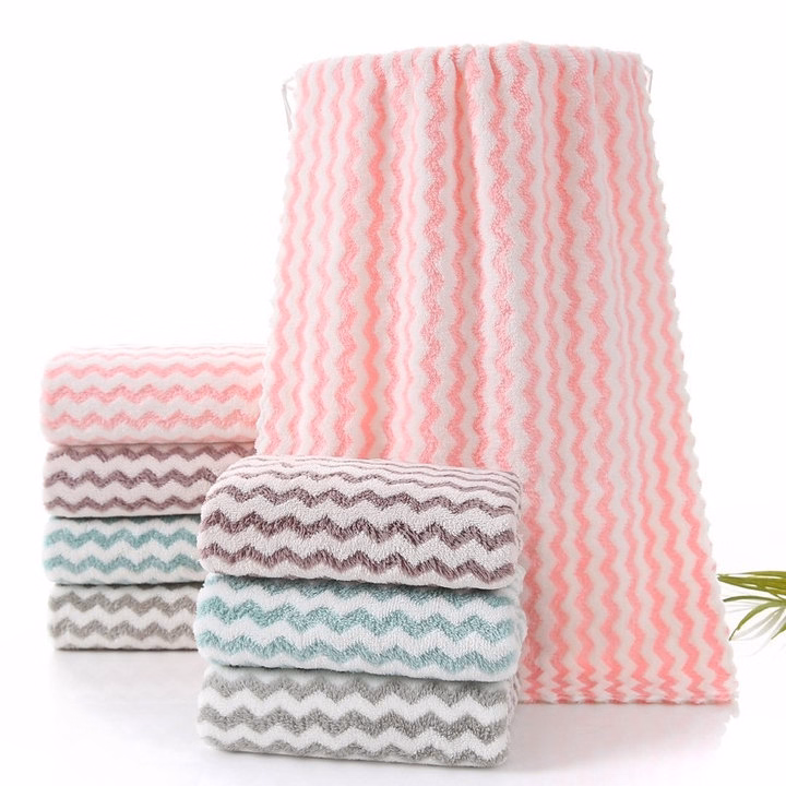 Combo 10 Khăn Mặt Lông Tuyết 25X50Cm Siêu Mịn - Ảnh 4