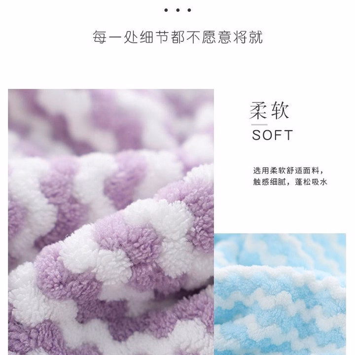 Combo 10 Khăn Mặt Lông Tuyết 25X50Cm Siêu Mịn - Ảnh 3