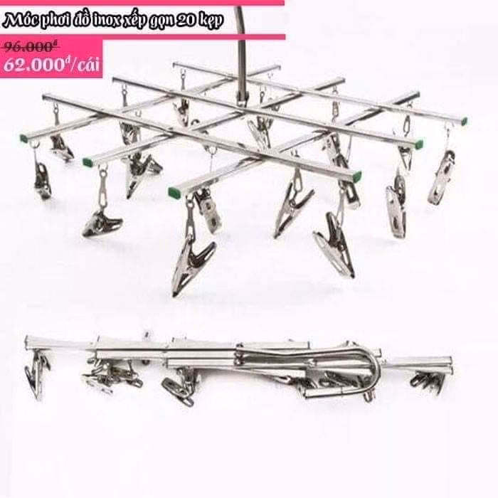 Móc Chùm Phơi Đồ Có Thể Gấp Gọn Tiện Lợi - Ảnh 6