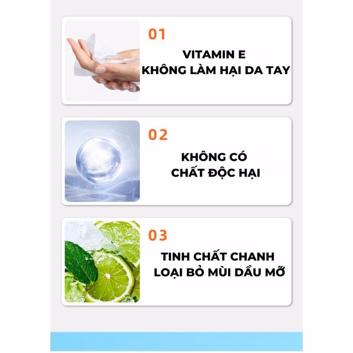 Khăn Ướt Lau Bếp Đa Năng 80 Tờ - Su - Ảnh 3