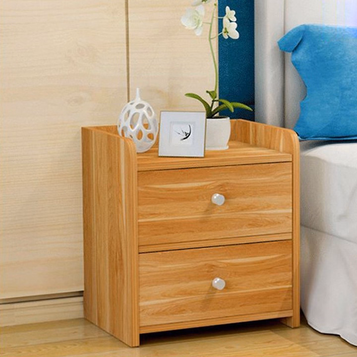 Tủ Đầu Giường 2 Ngăn Kéo Gỗ Mdf Cao Cấp, Tab Để Đầu Giường - Ảnh 3