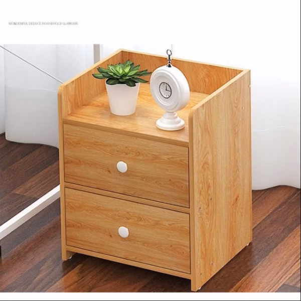 Tủ Đầu Giường 2 Ngăn Kéo Gỗ Mdf Cao Cấp, Tab Để Đầu Giường - Ảnh 2