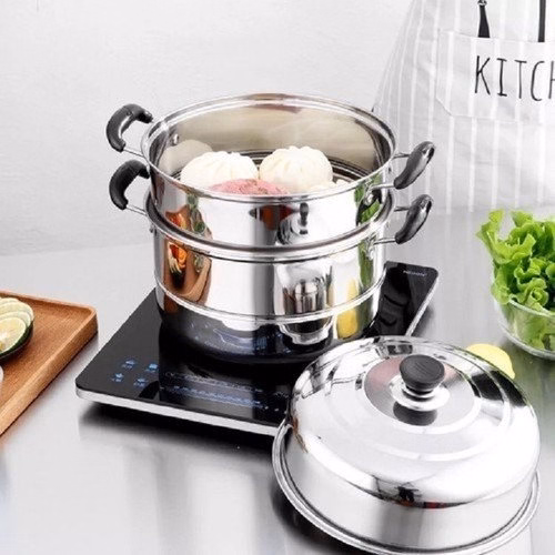 Nồi Dáng To Có Tầng Hấp - Nồi Hấp 3 Tầngg - Ảnh 5
