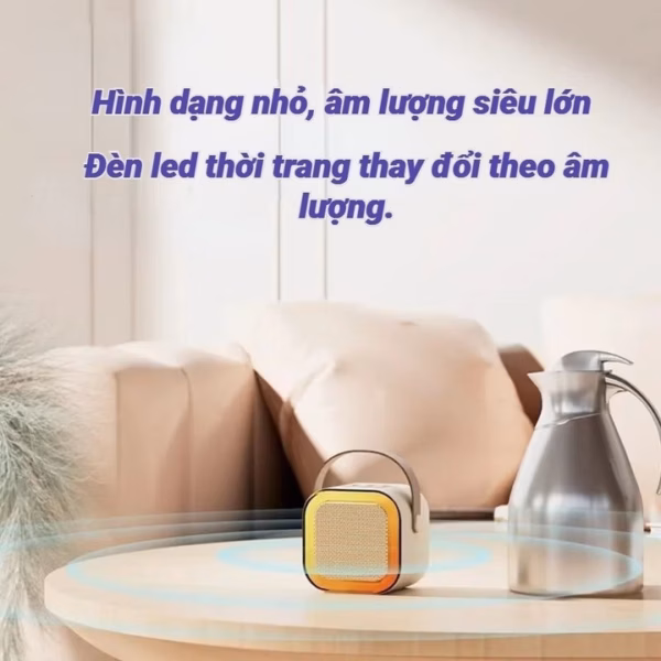 Loa Bluetooth Mini Hát Karaoke Kèm @ Mic - Ảnh 5