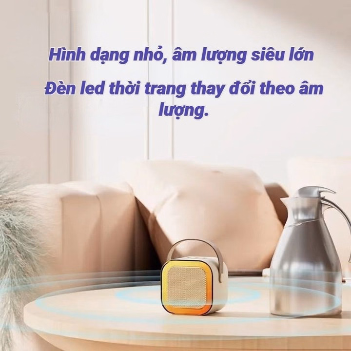 Loa Bluetooth Mini Hát Karaoke Kèm @ Mic - Ảnh 5