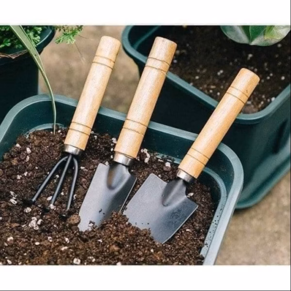 Bộ Cuốc Xẻng Làm Vườn Mini 3 Món Tiện Ích - Ảnh 7