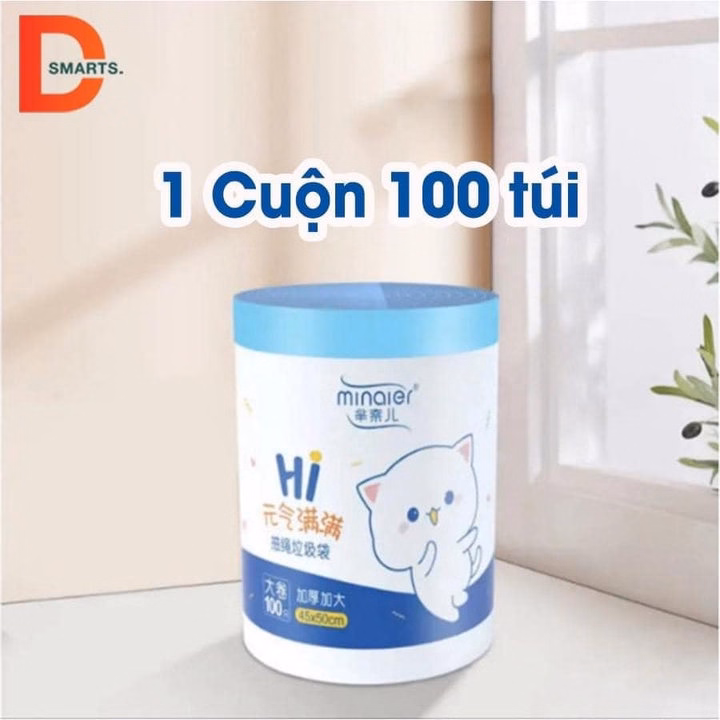 Cuộn 100 Túi Đựng Rác Size 45X50Cm - Ảnh 2