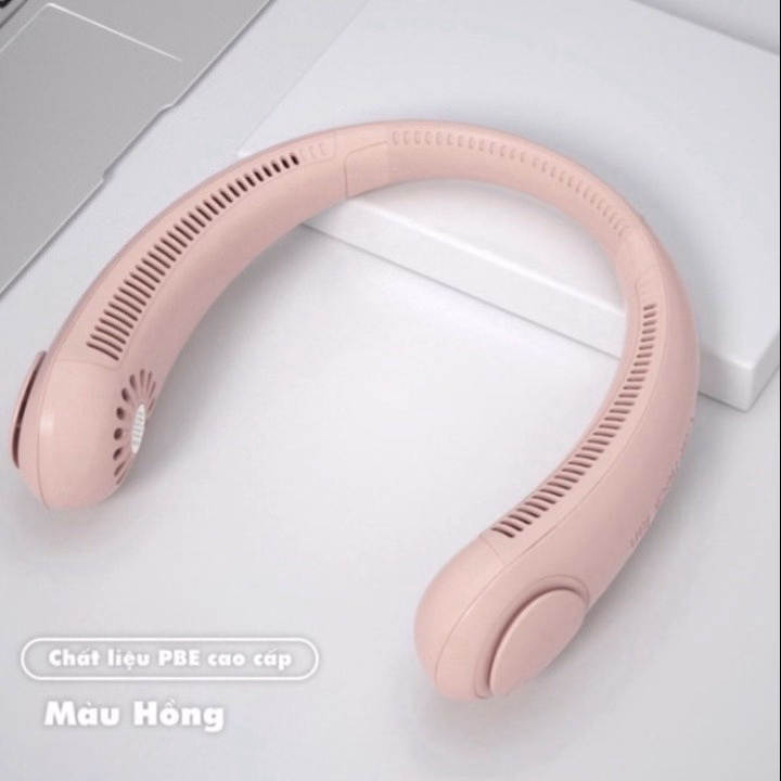 Quạt Đeo Cổ Mini, Loại Tích Điện Tiện Lợi - Ảnh 3