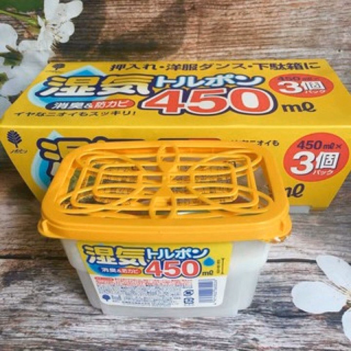Hộp Hút Ẩm Nhật Bản Kokubo 450Ml Chống Mốc Quần Áo Tủ Giày - Ảnh 2