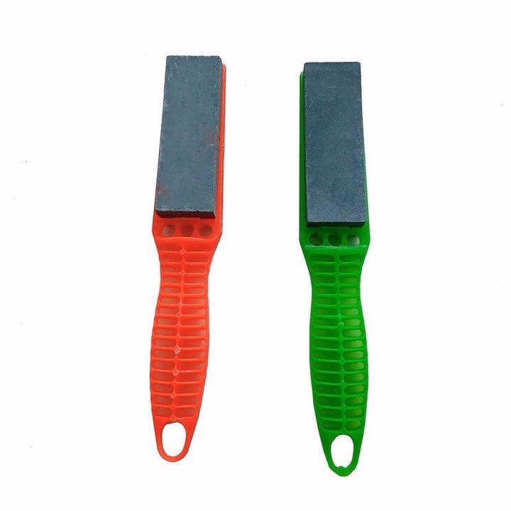 Đá Mài Dao Có Cán Cầm Tay Nhựa 2 Mặt - Ảnh 3