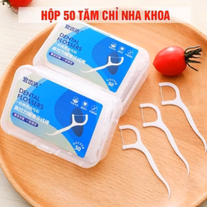 1 Hộp Tăm Chỉ Nha Khoa 50 Chiếc Tiện Lợi