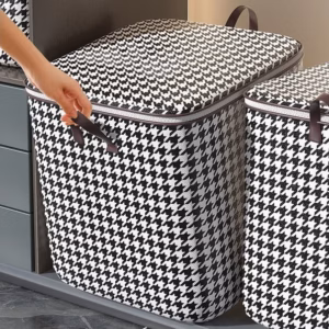 Túi Đựng Chăn, Quần Áo Kẻ Caro Cớ Lớn 100L