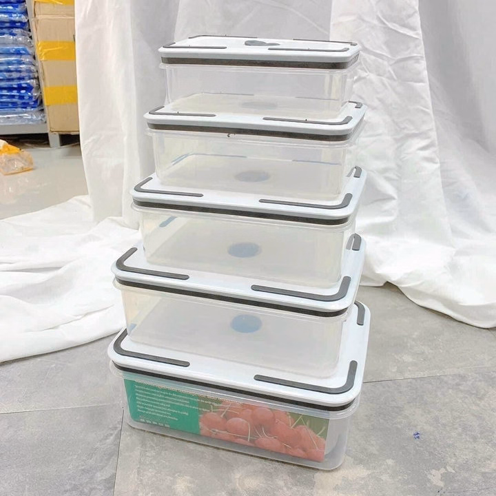 Bộ 5 Hộp Nhựa Đựng Thực Phẩm - Ảnh 4