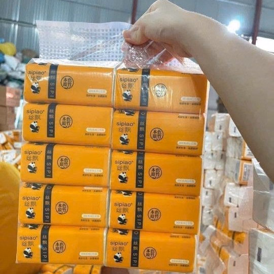Túi 10 Gói Giấy Ăn Gấu Trúc Trắng - Ảnh 10