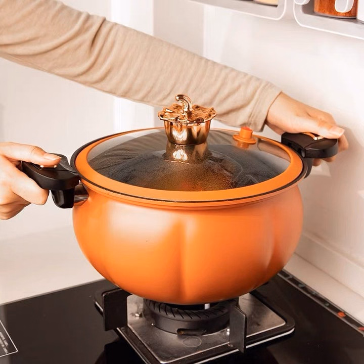 Nồi Áp Suất Bí Ngô 8 Lit Size 28Cm Tiện Ích - Ảnh 4