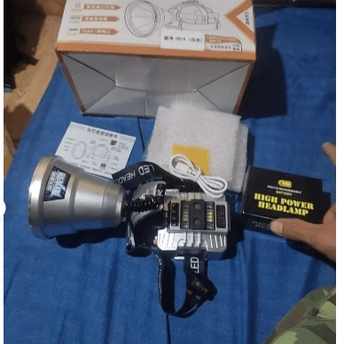 Đèn Pin Đội Đầu Siêu Sáng Tỏa Rộng S35, Sạc Dự Phòng Chống Nước Ipx7, Độ Sáng 4000 Lumen, 3 Chế Độ Ánh Sáng Gd184 - Lady'S Passion - Ảnh 13