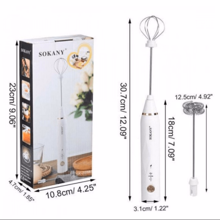 Máy Đánh Trứng, Máy Tạo Bọt Cầm Tay 3 Cấp Độ Ctb189 - Bechip - Ảnh 19