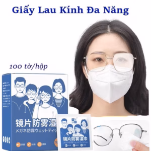 Khăn Giấy Lau Kính Thường, Kính Cận Nano Tiện Ích