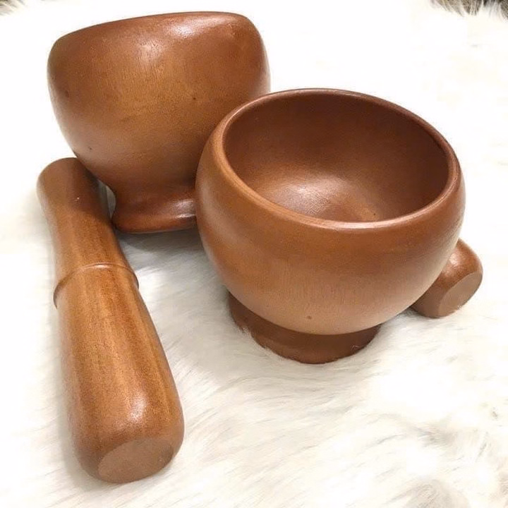 Bộ Chày, Cối Gỗ Size 14Cm Tiện Dụng - Ảnh 2