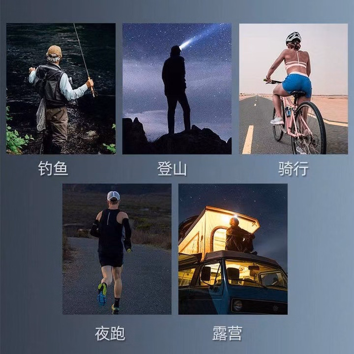 Đèn Pin Đội Đầu Siêu Sáng M-S8 Sáng 60 Giờ Liên Tục Trên 1 Lần Sạc, Pin Trâu Gd187 - Lady'S Passion - Ảnh 2