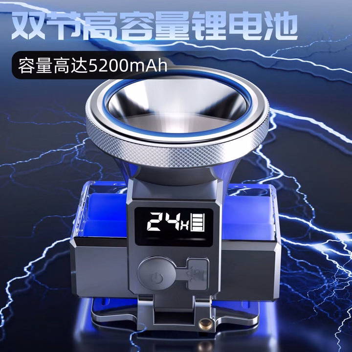 Đèn Pin Đội Đầu Siêu Sáng M-S8 Sáng 60 Giờ Liên Tục Trên 1 Lần Sạc, Pin Trâu Gd187 - Lady'S Passion - Ảnh 8