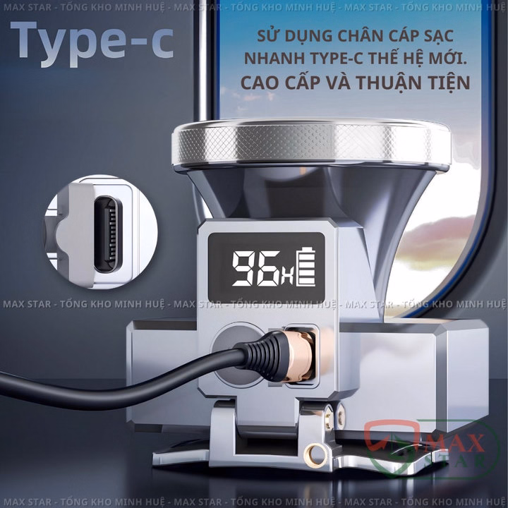 Đèn Pin Đội Đầu Siêu Sáng M-S8 Sáng 60 Giờ Liên Tục Trên 1 Lần Sạc, Pin Trâu Gd187 - Lady'S Passion - Ảnh 12
