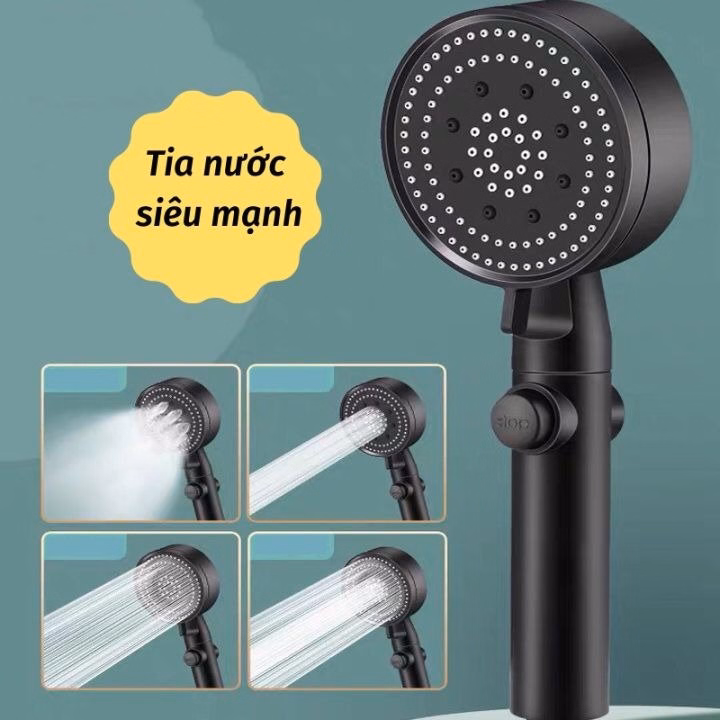 Vòi Sen Tăng Áp 5 Chế Độ Nước Tiện Dụng