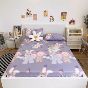 Bộ Ga + 2 Vỏ Gối Chất Liệu Poly