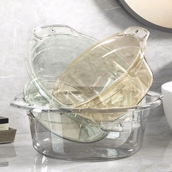 Set 3 Chậu Nhựa Trong Suốt