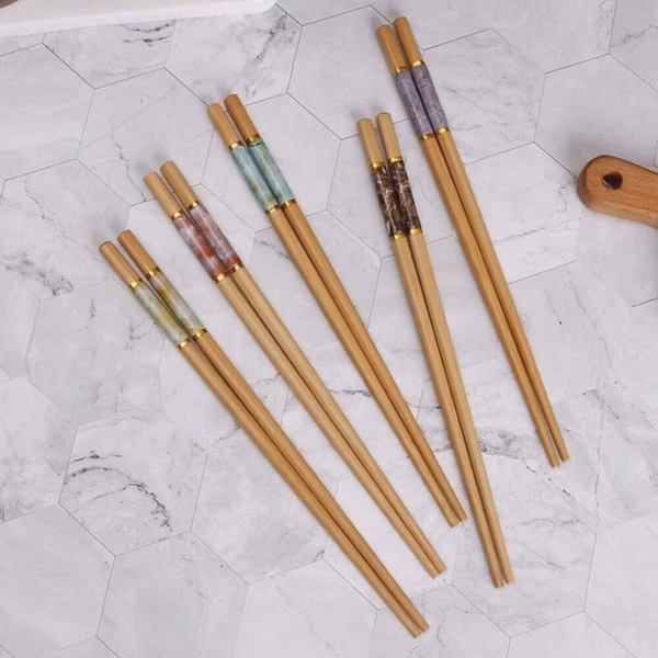 Vỉ 10 Đôi Đũa Trúc Hươu Chống Mốc - Ảnh 4