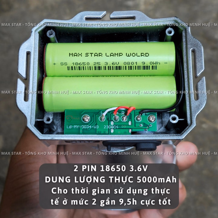 Đèn Pin Đội Đầu Siêu Sáng Chiếu Xa Ms 7603 Led Laler Công Suất 20W Gd188 - Lady'S Passion - Ảnh 7