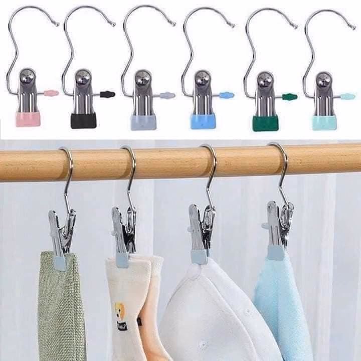 Set 10 Móc Kẹp Tất, Khăn, Quần Áo Tiện Ích