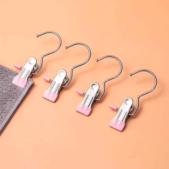 Set 10 Móc Kẹp Tất, Khăn, Quần Áo Tiện Ích - Ảnh 2