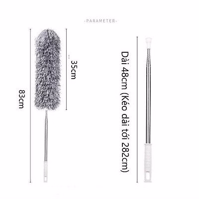 Chổi Quét Bụi Trần Nhà Có Thể Kéo Dài 2,8M - Ảnh 4