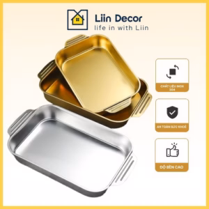 Khay Lẩu Inox Hình Chữ Nhật