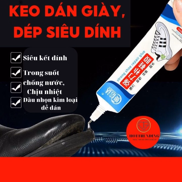 Keo Dán Giày Tuýp Đỏ Nội Địa Trung - Ảnh 4