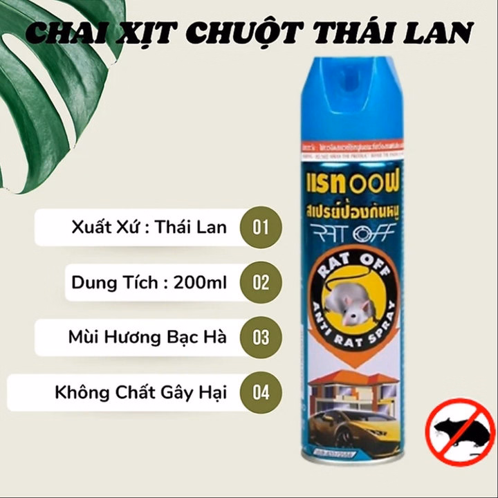 Chai Xịt Chuột Siêu Hiệu Quả - Ảnh 2