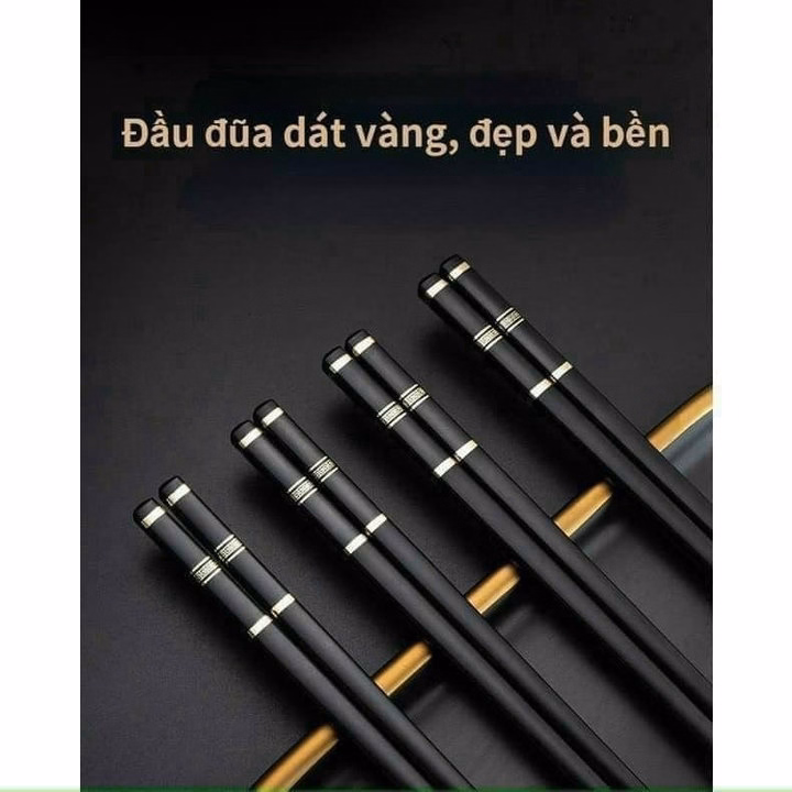 Vỉ 10 Đôi Đũa Phíp Chống Ẩm Mốc, Trơn Trượt - Ảnh 2