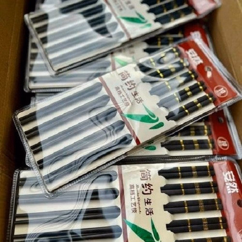 Vỉ 10 Đôi Đũa Phíp Chống Ẩm Mốc, Trơn Trượt - Ảnh 4