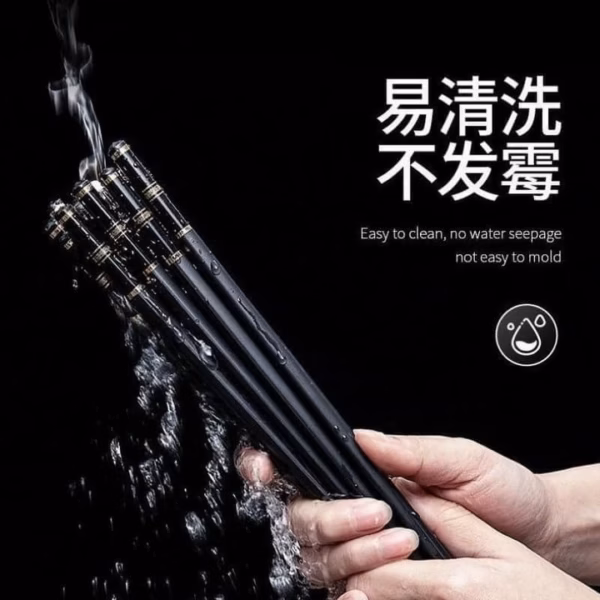 Vỉ 10 Đôi Đũa Phíp Chống Ẩm Mốc, Trơn Trượt - Ảnh 6