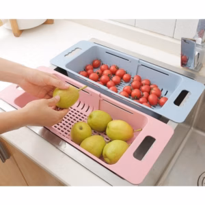 Rổ Gác Bồn Rửa Bát Có Thể Gấp Gọn