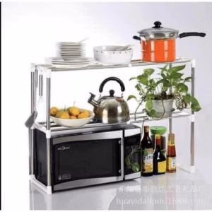 Kệ Để Lò Vi Sóng 2 Tầng Inox