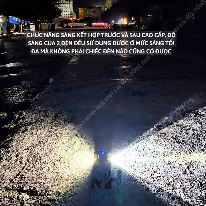 Đèn Pin Cầm Tay Siêu Sáng Hc-262 Chiếu Xa 1000 Mét, Sạc Ngược Cho Điện Thoại, Đèn Cầm Tay Dã Ngoại Cắm Trại Gd192 - Lady'S Passion - Ảnh 9