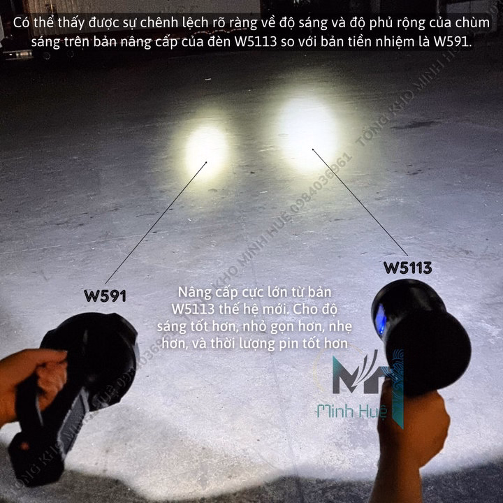 Đèn Pin Cầm Tay Siêu Sáng W5113 Chiếu Xa 1000 Mét Sạc Năng Lượng Mặt Trời Chống Nước Gd196 - Lady'S Passion - Ảnh 13