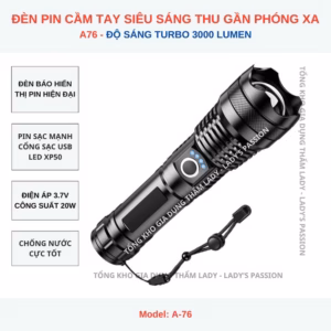 Đèn Pin Cầm Tay Siêu Sáng Xhp50 Thu Gần Phóng Xa Tiện Lợi Gd197 - Lady'S Passion