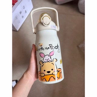 Bình Giữ Nhiệt Hoạt Hình 5D Có Quai Xách 1000Ml - Gdn - Ảnh 3