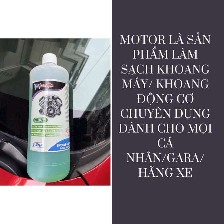 Dung Dịch Rửa Khoang Động Cơ, Khoang Máy Motor - 1L - Thương Hiệu Ekokemika - Ảnh 4