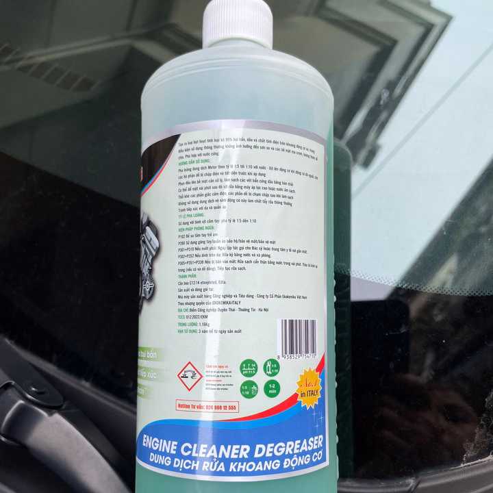 Dung Dịch Rửa Khoang Động Cơ, Khoang Máy Motor - 1L - Thương Hiệu Ekokemika - Ảnh 5