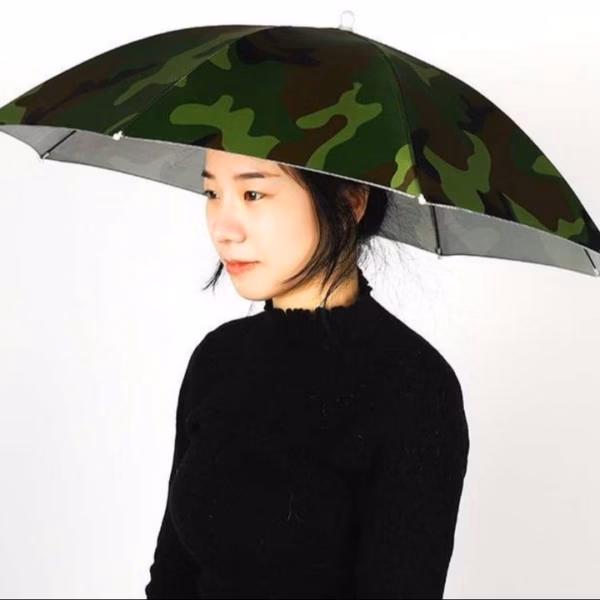 [ Sỉ ] Ô Nón Cá Nhân Đội Đầu Du Lịch Dù Mũ Câu Cá - Che Nắng Mưa Làm Việc Ngoài Trời, Dã Ngoại - Ảnh 2