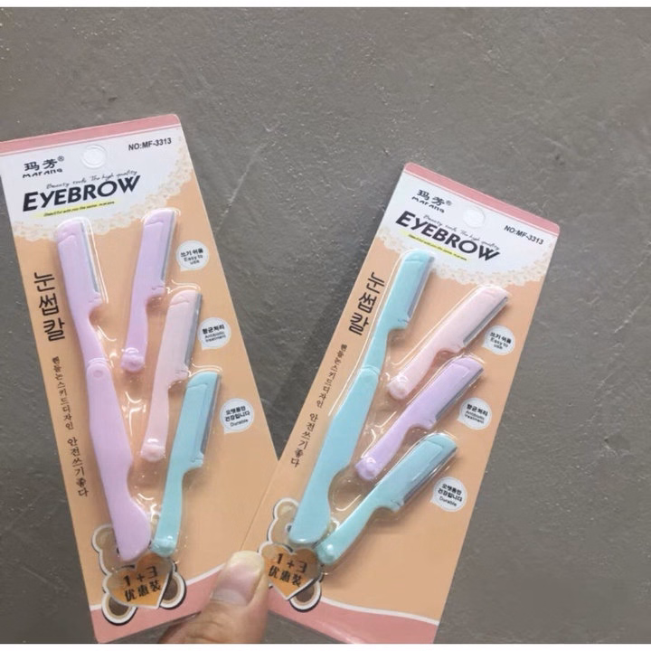 Bộ Dao Cạo Lông Mày 4 Lưỡi